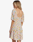 Billabong Womens Take A Chance Babydoll Dress - Salt Crystal - ManGo Surfing