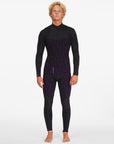 Billabong Mens 5/4mm Absolute Chest Zip Wetsuit - Black - ManGo Surfing