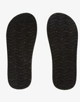 Quiksilver Mens Monkey Abyss Sandals - Black/Black/Brown - ManGo Surfing