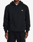 RVCA Mens VA Essential Hoodie - Black - ManGo Surfing