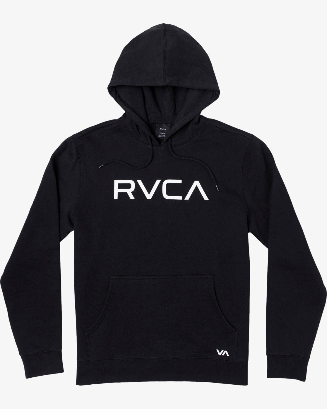 RVCA Mens Big RVCA Hoodie - Black - ManGo Surfing