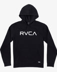 RVCA Mens Big RVCA Hoodie - Black - ManGo Surfing