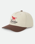 Brixton Leisure Snapback Hat - Khaki/Coco