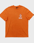 Deus Mens Raptor T-Shirt - Tangerine Tango - ManGo Surfing