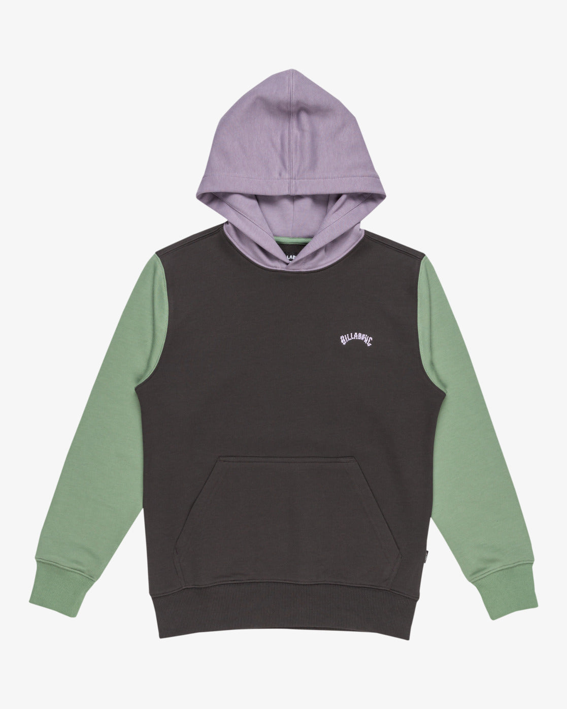 Billabong Boys Arch Block Pullover Hoodie (8-16 Yrs) - Raven - ManGo Surfing