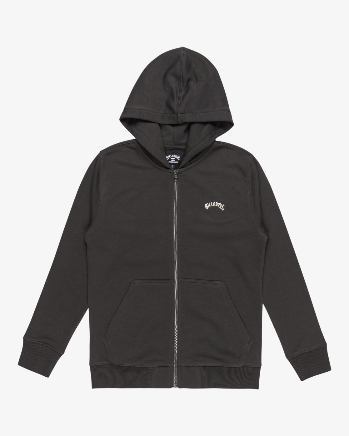 Billabong Boys Arch Zip-Up Hoodie (8-16 Yrs) - Raven - ManGo Surfing