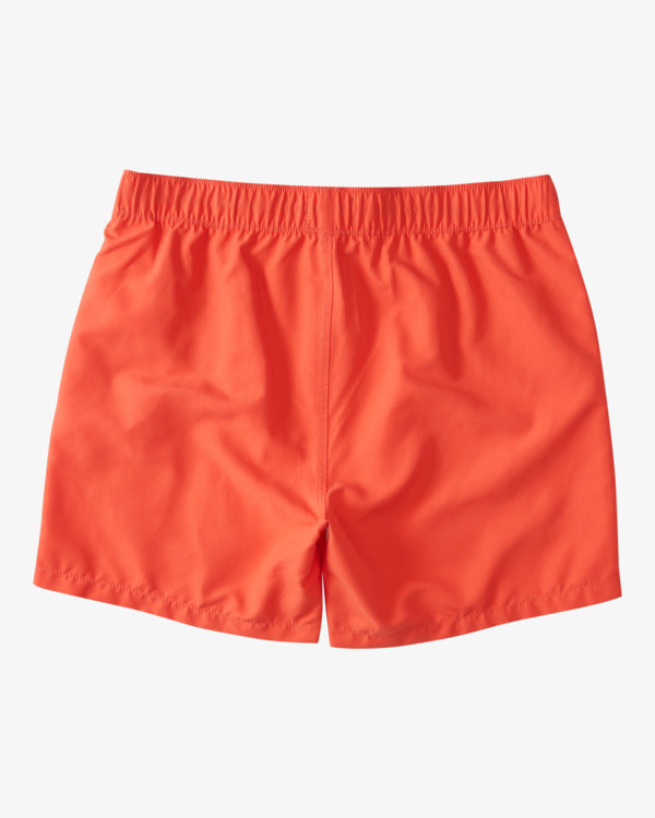 Billabong Boys All Day Layback Swim Shorts (8-16 Yrs) - Red Hot - ManGo Surfing