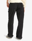 Billabong Womens Midtown Corduroy Trousers - Black Sands - ManGo Surfing
