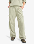 Billabong Womens Winter Camp Cargo Tracksuit Bottoms - Seagrass - ManGo Surfing