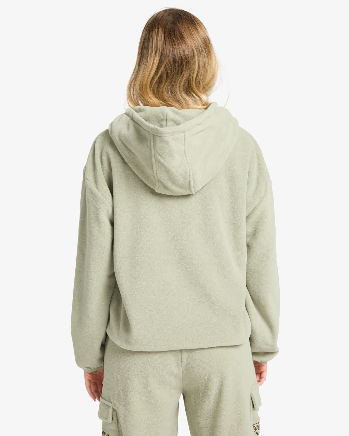 Billabong Womens Winter Camp Half-Zip Hoodie - Seagrass - ManGo Surfing