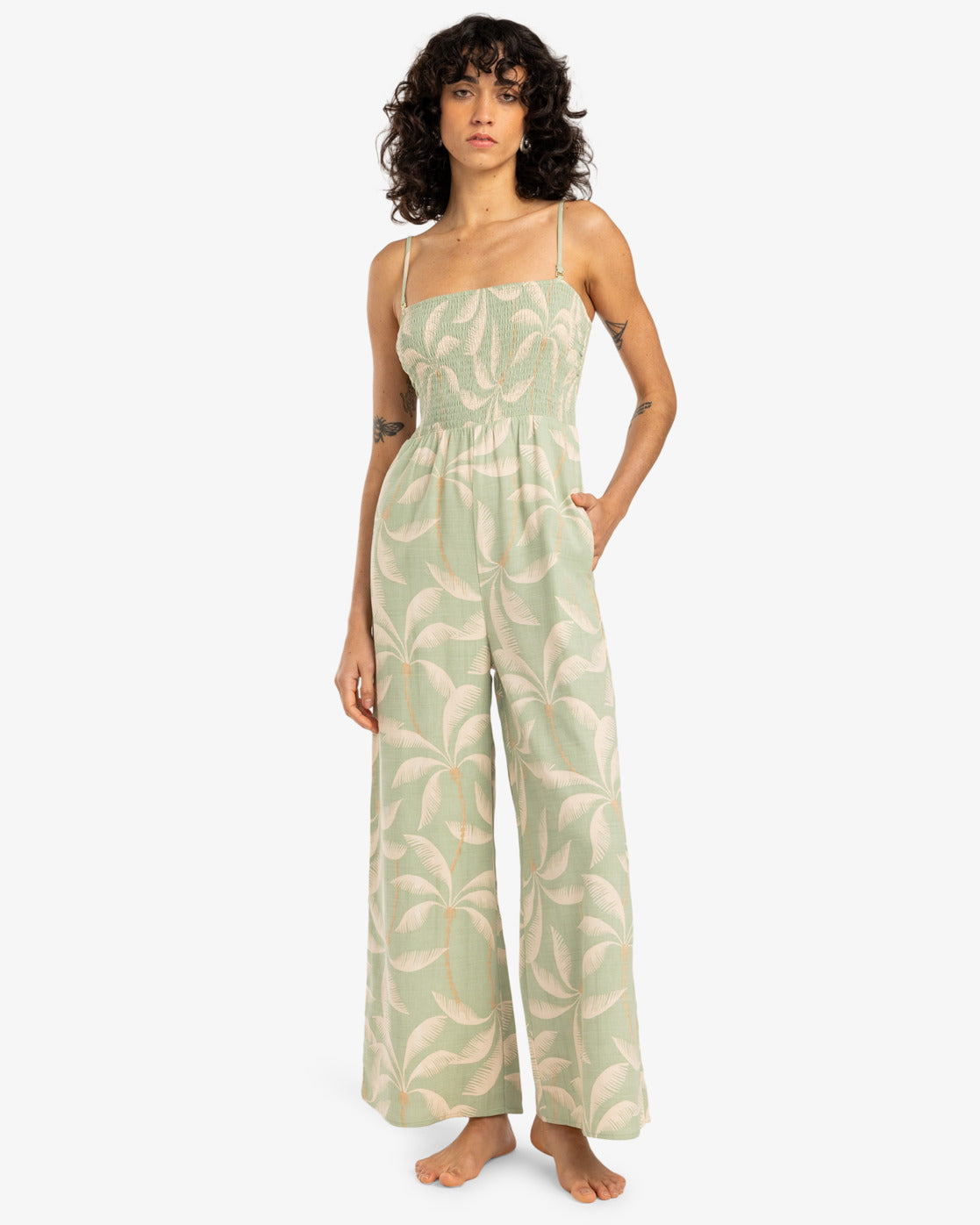 Billabong Womens Summer Rainbow Onesie - Pistachio - ManGo Surfing