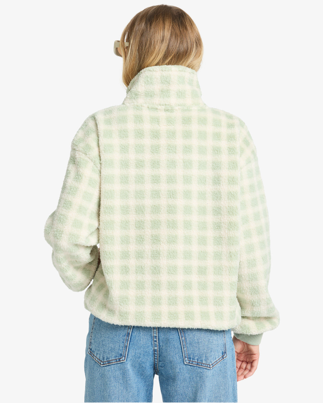 Billabong Womens Time Off Pullover Sweatshirt - Pistachio - ManGo Surfing