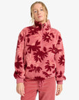 Billabong Womens Time Off Pullover Sweatshirt - Mauve Rose - ManGo Surfing