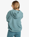 Billabong Womens Ready To Go Polar Fleece Hoodie - Slate Blue - ManGo Surfing