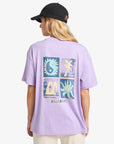 Billabong Womens Mixing Vibes T-Shirt - Light Purple - ManGo Surfing