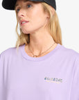 Billabong Womens Mixing Vibes T-Shirt - Light Purple - ManGo Surfing