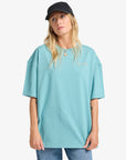 Billabong Womens Reach For Sunshine T-Shirt - Misty Blue - ManGo Surfing