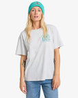Billabong Womens Always Looking T-Shirt - Light Grey Heather - ManGo Surfing