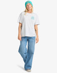 Billabong Womens Always Looking T-Shirt - Light Grey Heather - ManGo Surfing