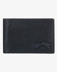 Billabong Arch Leather Tri-Fold Wallet - Black - ManGo Surfing