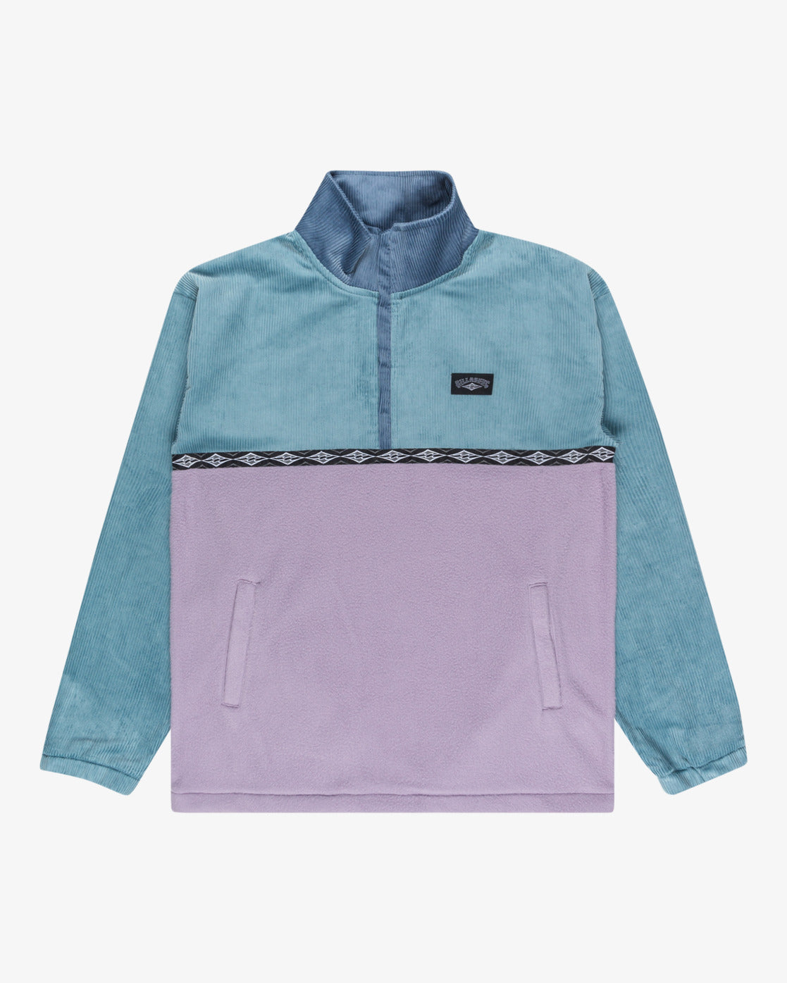 Billabong Mens Space Lobster Half Zip Jumper - Washed Blue - ManGo Surfing