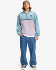 Billabong Mens Space Lobster Half Zip Jumper - Washed Blue - ManGo Surfing