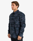 Billabong Mens Furnace Flannel Long Sleeve Shirt - Navy - ManGo Surfing