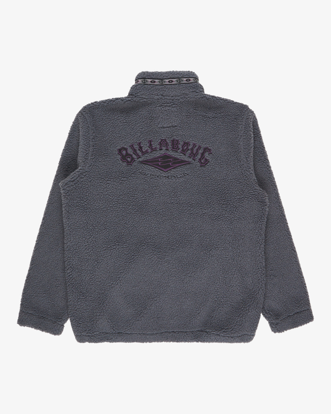 Billabong Mens Boundary Tombstone Half Zip Mock Neck Fleece - Pewter - ManGo Surfing
