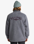 Billabong Mens Boundary Tombstone Half Zip Mock Neck Fleece - Pewter - ManGo Surfing