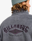 Billabong Mens Boundary Tombstone Half Zip Mock Neck Fleece - Pewter - ManGo Surfing
