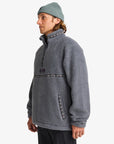 Billabong Mens Boundary Tombstone Half Zip Mock Neck Fleece - Pewter - ManGo Surfing