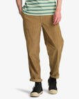 Billabong Mens Larry Cord Elasticated Waist Corduroy Trousers - Gravel - ManGo Surfing