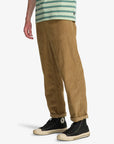 Billabong Mens Larry Cord Elasticated Waist Corduroy Trousers - Gravel - ManGo Surfing