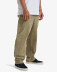 Billabong Mens Larry Cord Elasticated Waist Corduroy Trousers - Gravel - ManGo Surfing