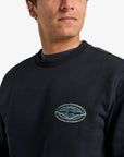 Billabong Mens Foundation Crew Sweatshirt - Black - ManGo Surfing