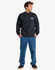 Billabong Mens Foundation Crew Sweatshirt - Black - ManGo Surfing