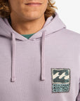 Billabong Mens Foundation PO Hoodie - Light Purple - ManGo Surfing