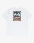 Billabong Mens Stamp T-Shirt - White - ManGo Surfing