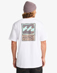 Billabong Mens Stamp T-Shirt - White - ManGo Surfing