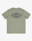 Billabong Mens Diamond Vision T-Shirt - Grey Green - ManGo Surfing