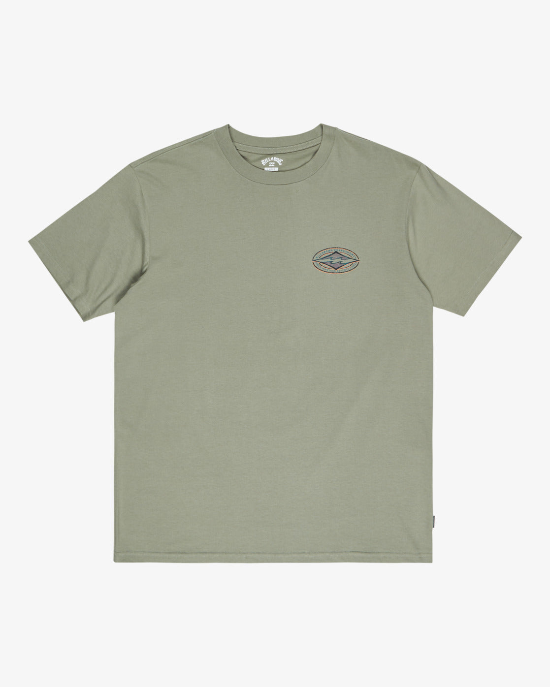 Billabong Mens Diamond Vision T-Shirt - Grey Green - ManGo Surfing