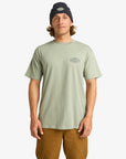Billabong Mens Diamond Vision T-Shirt - Grey Green - ManGo Surfing