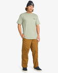 Billabong Mens Diamond Vision T-Shirt - Grey Green - ManGo Surfing