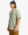 Billabong Mens Diamond Vision T-Shirt - Grey Green - ManGo Surfing