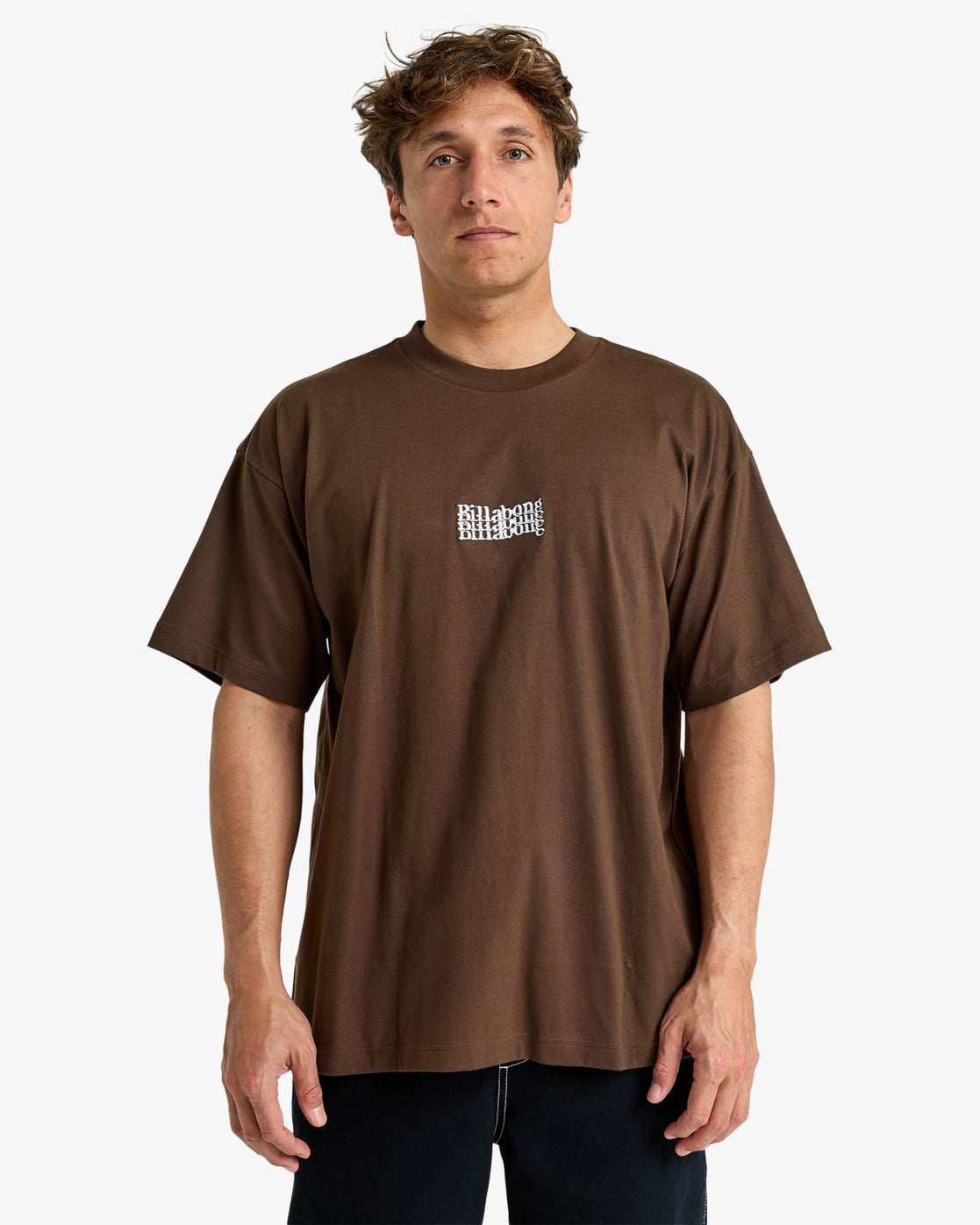 Billabong Mens Triple Mogul OG T-Shirt - Dark Cedar - ManGo Surfing