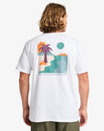 Billabong Mens Sundown T-Shirt - White - ManGo Surfing