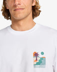Billabong Mens Sundown T-Shirt - White - ManGo Surfing