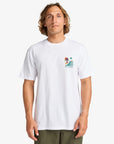 Billabong Mens Sundown T-Shirt - White - ManGo Surfing