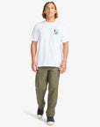 Billabong Mens Sundown T-Shirt - White - ManGo Surfing
