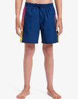Quiksilver Boys Everyday Holmes 14" Swim Shorts (8-16 Yrs) - Estate Blue Holmes - ManGo Surfing